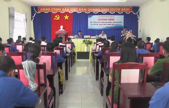 Thạnh Trị: Đối thoại giữa lãnh đạo Đảng, Chính quyền với cán bộ đoàn